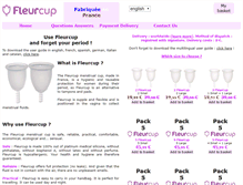 Tablet Screenshot of fleurcup.com